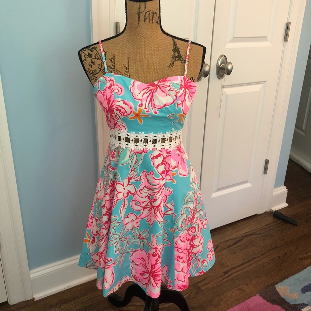 Lilly Pulitzer Sunglow Lenore Dress
